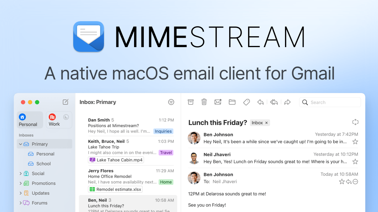 best email client for mac gmail