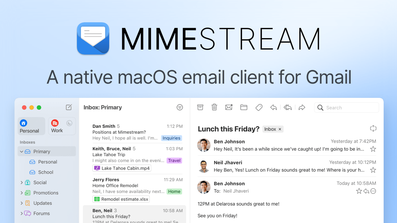 gmail app for mac os